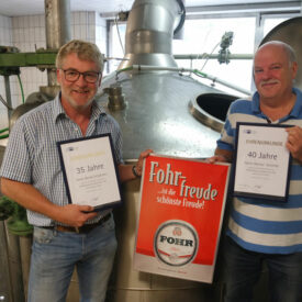 Brauerei Fohr Urkunde